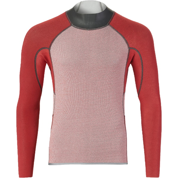 2026 Musto Männer Flexlite Vapour 1.0 Langärmel Neoprenanzug Top 82068 - Grey Marl